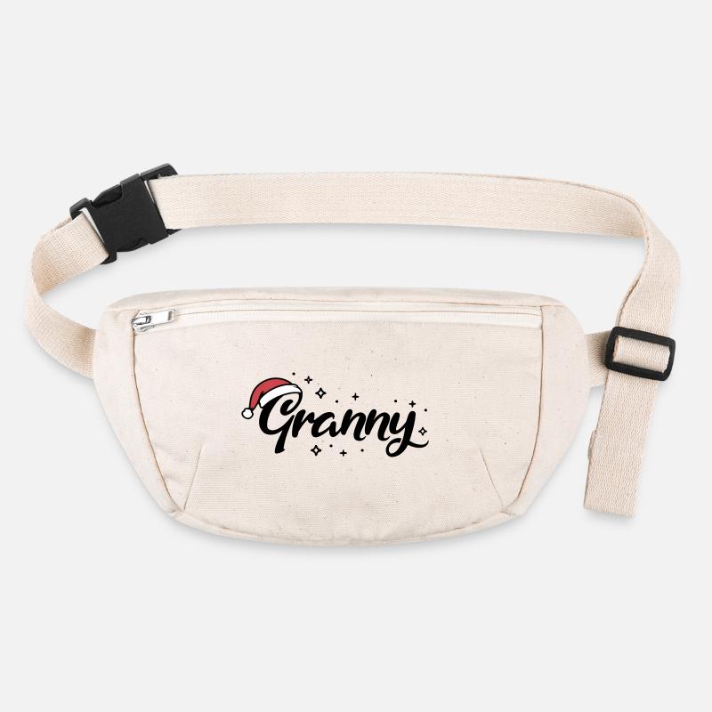 Weihnachtsmütze Granny Oma Stanley/Stella recycelte Gürteltasche