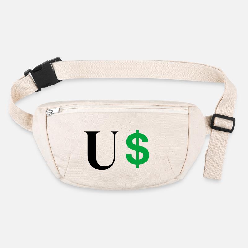 Buchstabe u Dollar Stanley/Stella recycelte Gürteltasche