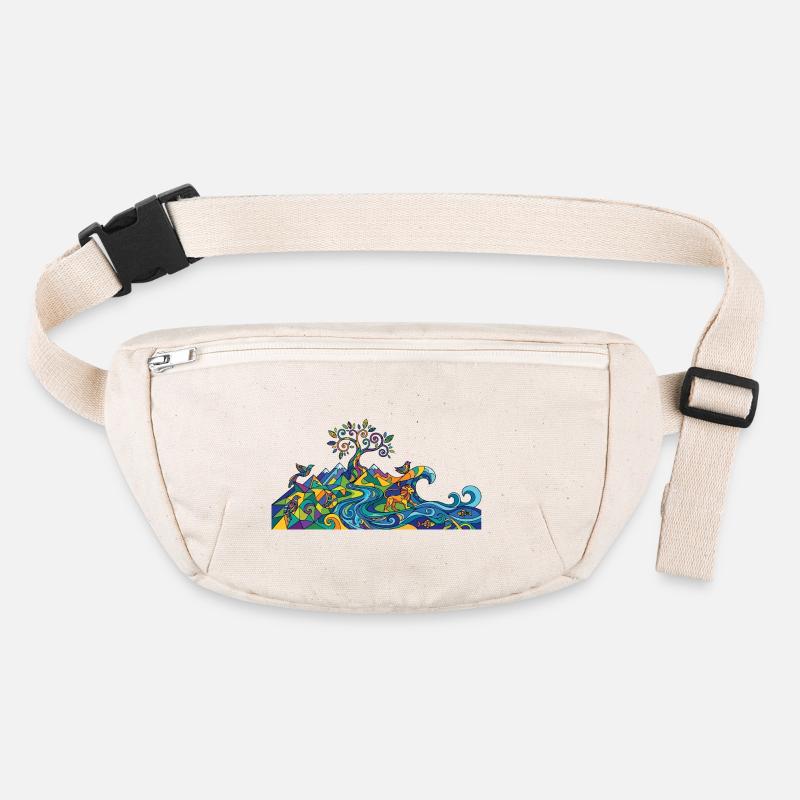 Jeu imaginatif de couleurs : thème panorama naturel Sac banane recyclé Stanley/Stella
