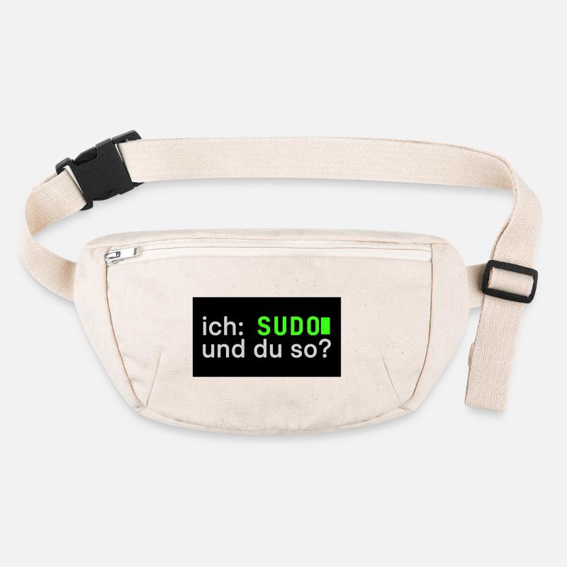 ich: SUDO und du so? Linux Sticker Design Stanley/Stella recycelte Gürteltasche