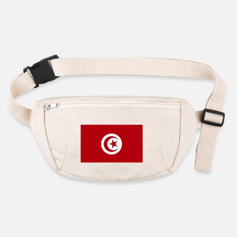 Tunisie Drapeau Sac banane recyclé Stanley/Stella