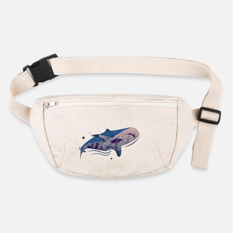 Whale Blue Whale Stanley/Stella recycled Hip Bag 