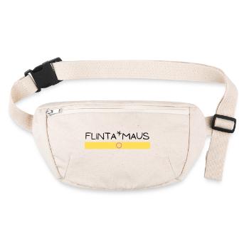 Flinta*Maus inter flag - Stanley/Stella recycelte Gürteltasche - Naturweiß - Vorne