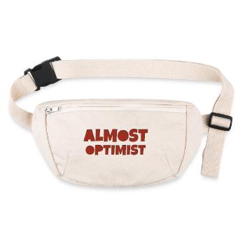 almost optimist - Stanley/Stella recycled Hip Bag  - natural - Front