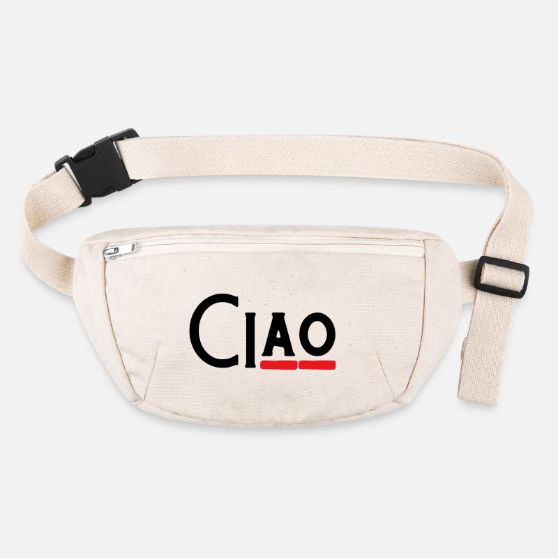 Ciao - Hey - Hello - Hi - Well? -Bye Stanley/Stella recycled Hip Bag 