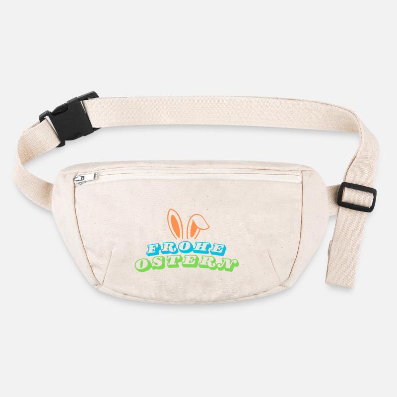 Frohe Ostern - Design mit Hasenohren Stanley/Stella recycelte Gürteltasche
