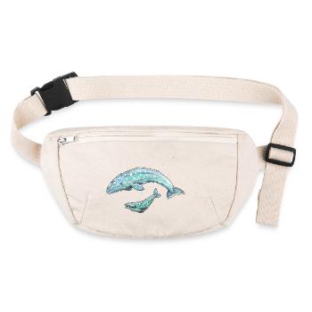 Gray Whale - Stanley/Stella recycled Hip Bag  - natural - Front