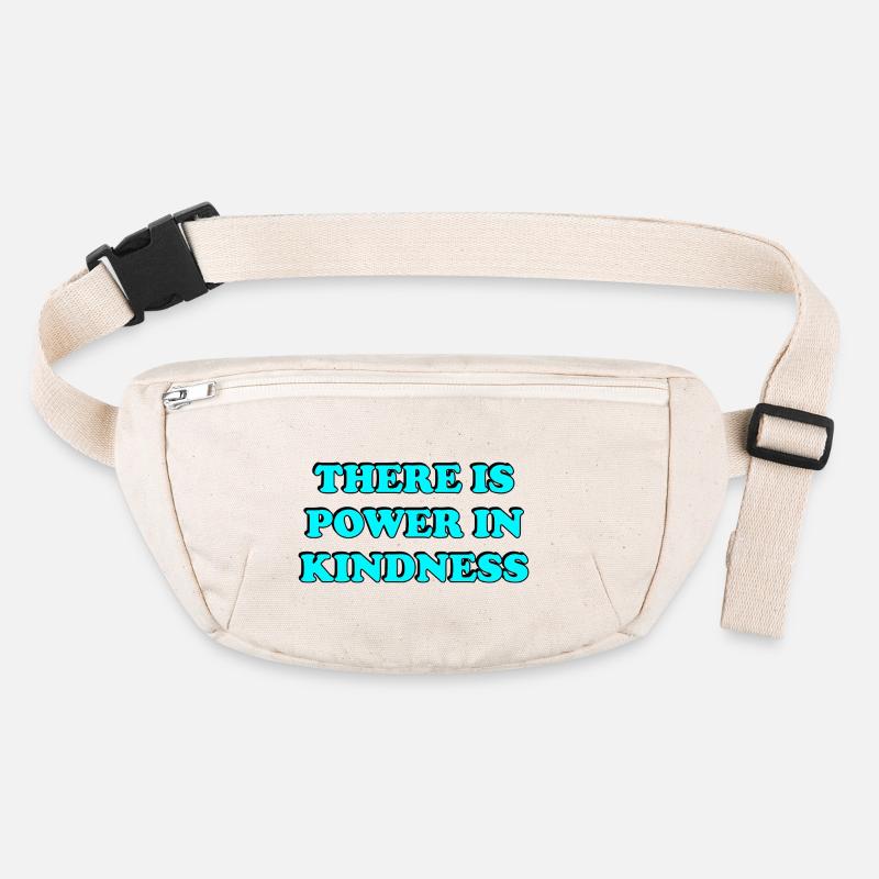 Power in Kindness Retro Type Stanley/Stella recycled Hip Bag 
