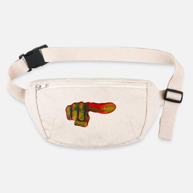 Farbexplosion Zeigefinger Stanley/Stella recycelte Gürteltasche