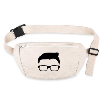 Hipster - Sac banane recyclé Stanley/Stella - blanc naturel - Devant