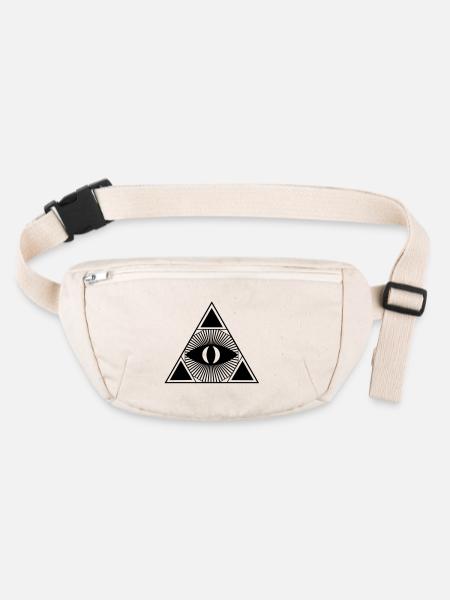 Eye - Stanley/Stella recycled Hip Bag  - natural - Front