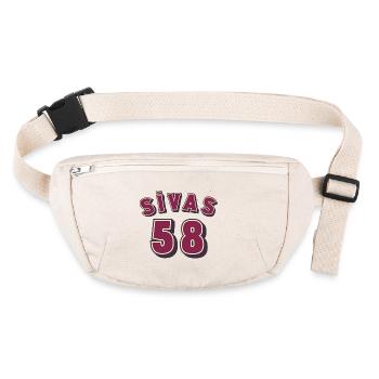 Sivas 58 - Sac banane recyclé Stanley/Stella - blanc naturel - Devant