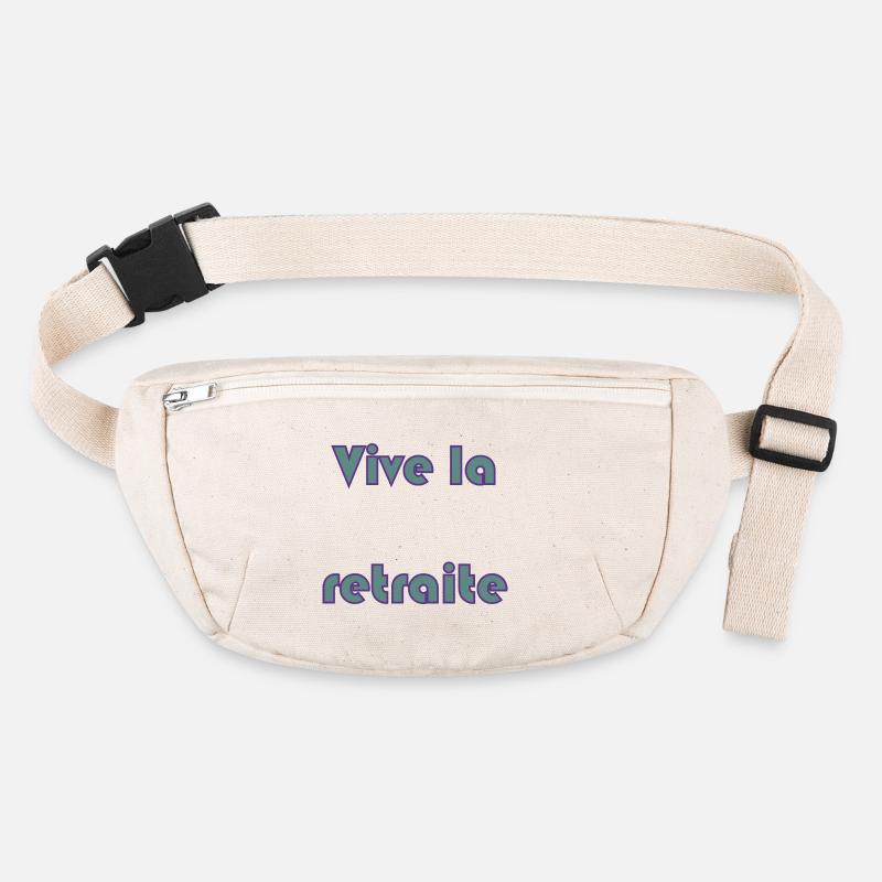 RETRAITE. BONNE RETRAITE. JOYEUSE RETRAITE Sac banane recyclé Stanley/Stella