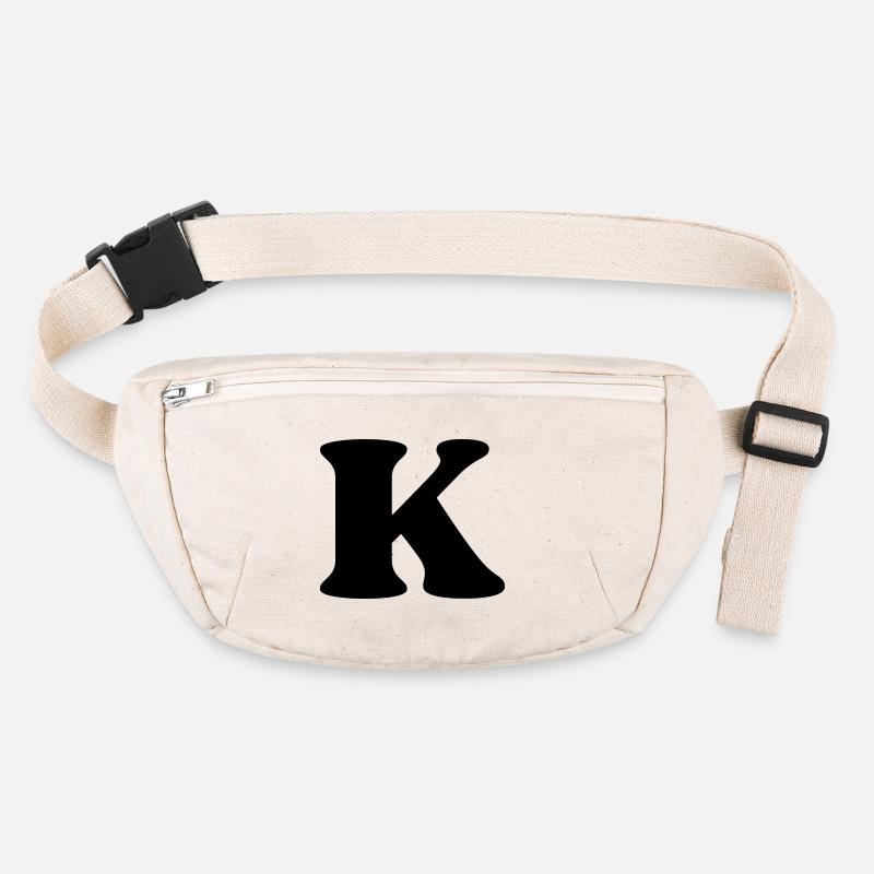Letter k Stanley/Stella recycled Hip Bag 