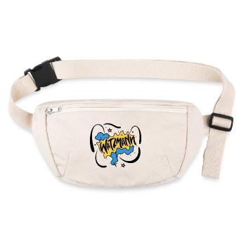 Watzmann Joy Art Lifestyle Mode extravagante - Sac banane recyclé Stanley/Stella - blanc naturel - Devant