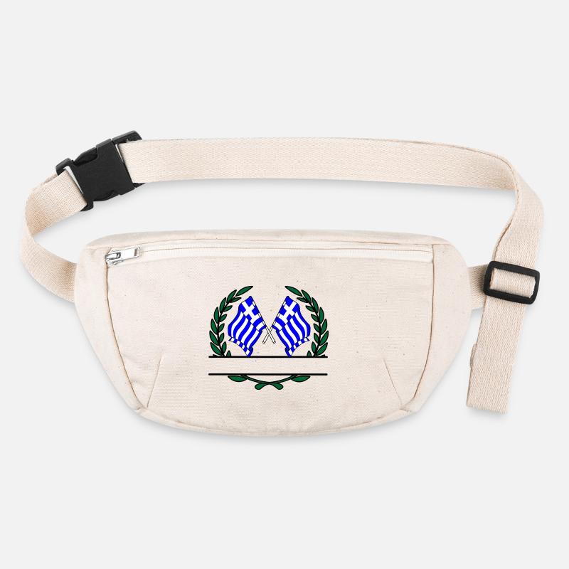 Fahnen Griechenland Lorbeerkranz Banner Stanley/Stella recycelte Gürteltasche