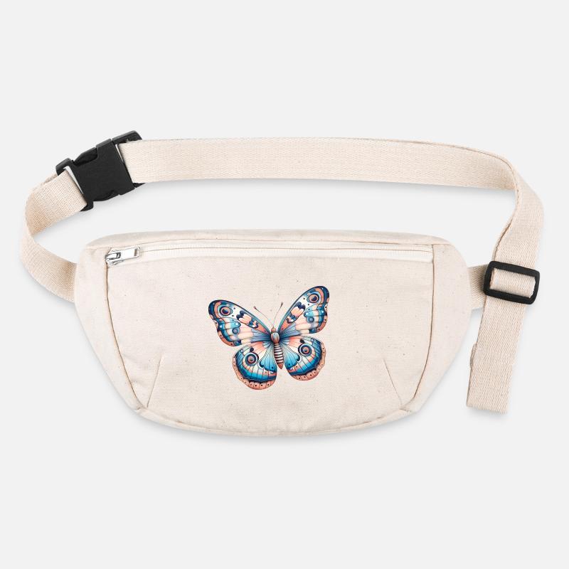 Schmetterling, Blume - Légèreté Envolée Stanley/Stella recycelte Gürteltasche