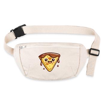 Funny Pizza Slice Comic - Stanley/Stella recycled Hip Bag  - natural - Front
