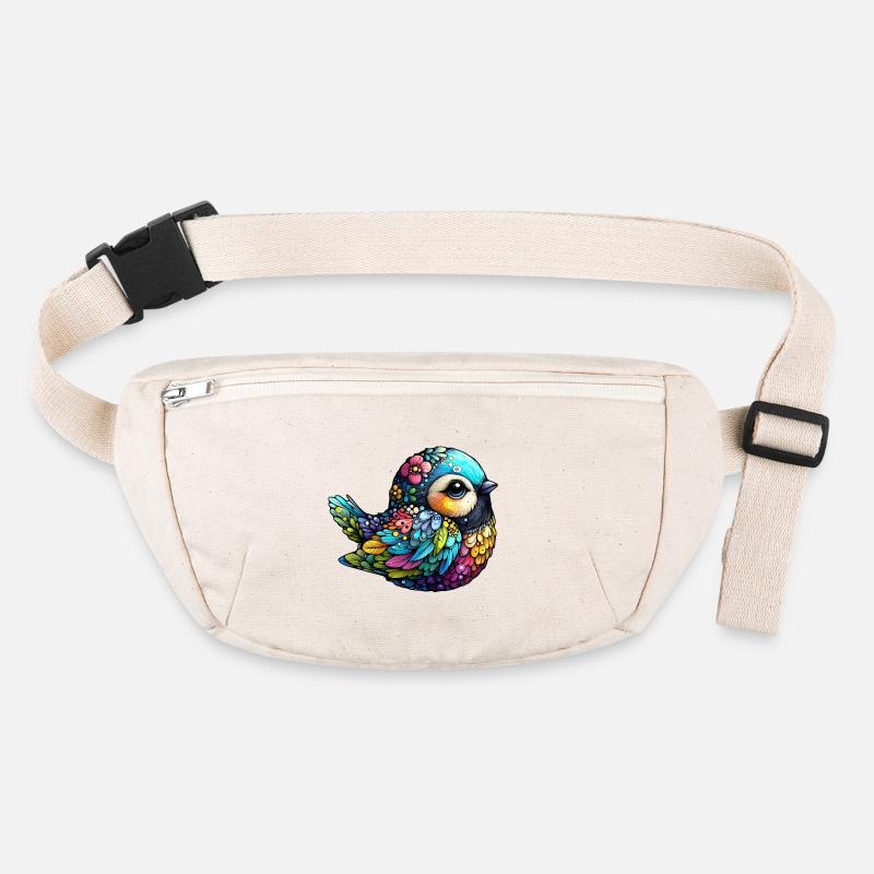 Harmonie d’oiseau floral Sac banane recyclé Stanley/Stella