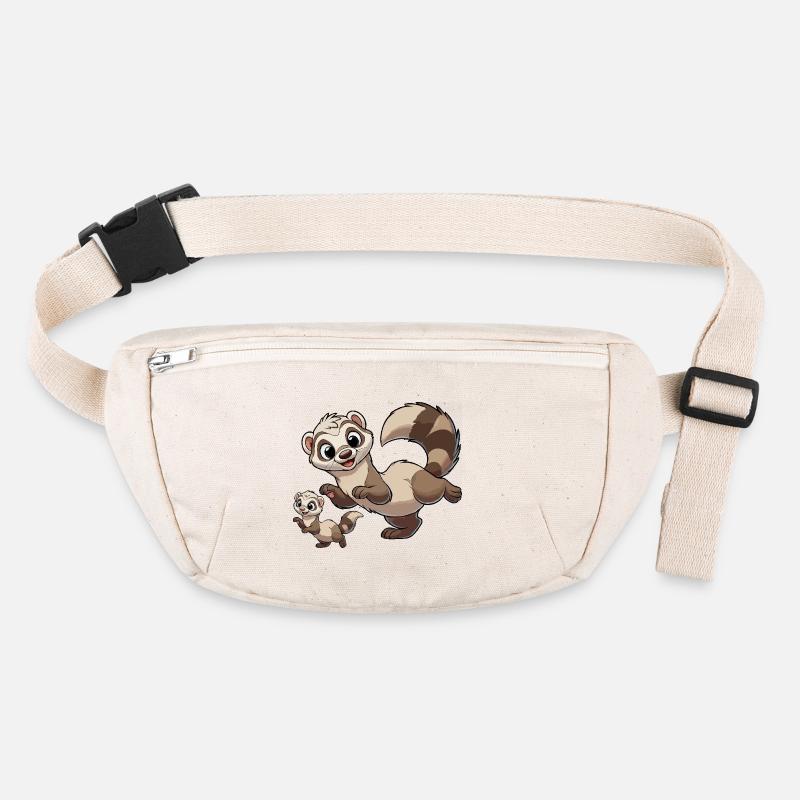 Mère furet avec enfant Sac banane recyclé Stanley/Stella