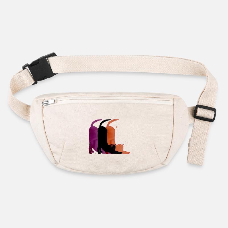 Katze Stanley/Stella recycelte Gürteltasche