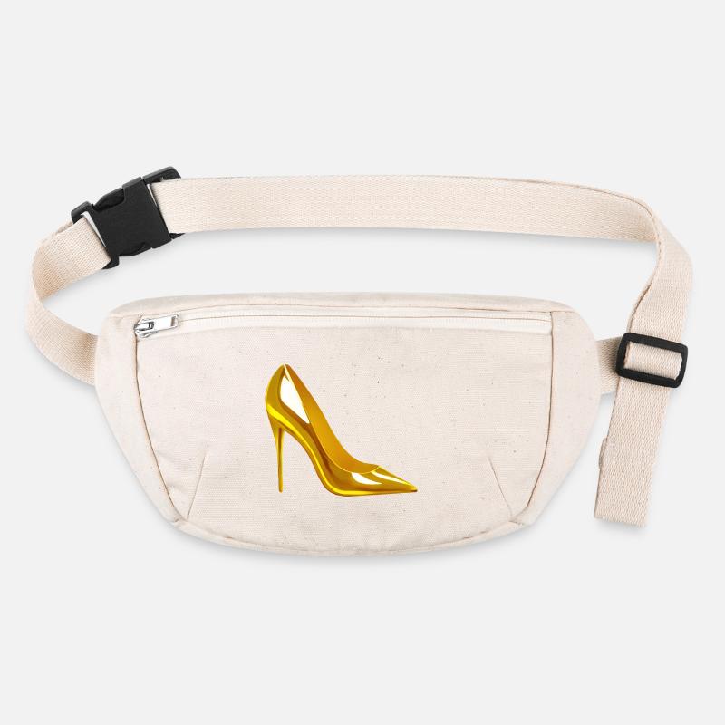 Chaussure à talons hauts dorée Design AI Style Sac banane recyclé Stanley/Stella