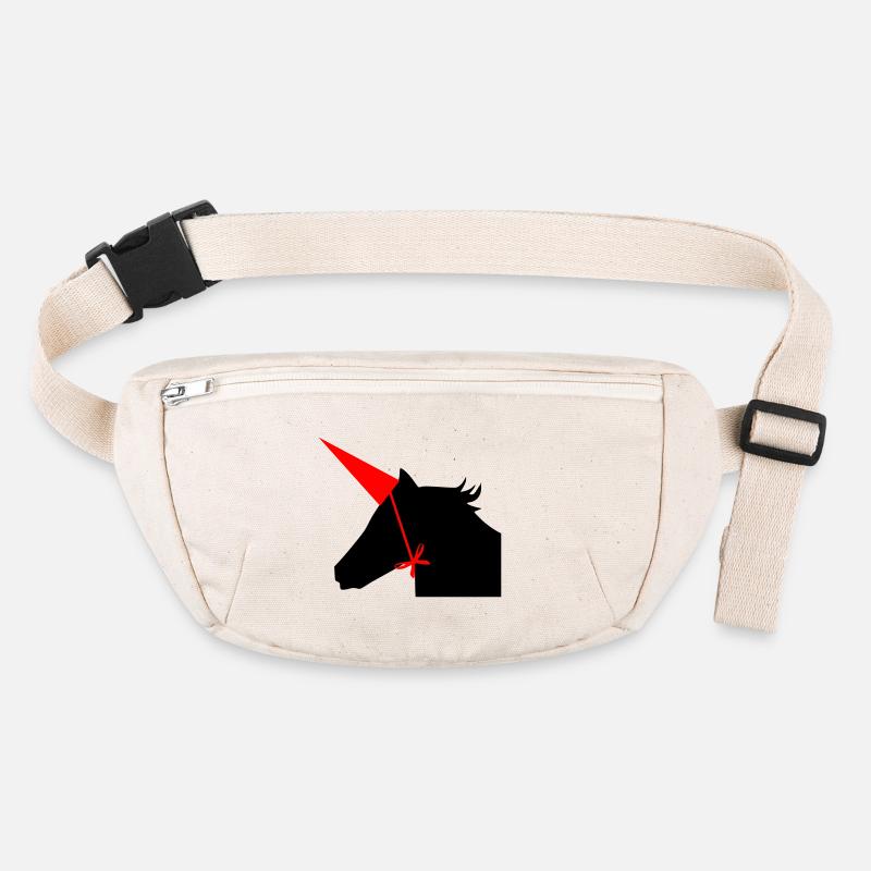 Einhorn Hut Stanley/Stella recycelte Gürteltasche