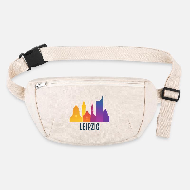 Leipzig Skyline Gradient Stanley/Stella recycled Hip Bag 