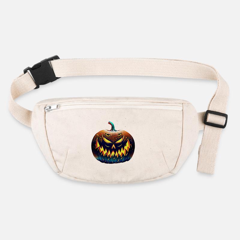 Neon Halloween Pumpkin Shadow Stanley/Stella recycled Hip Bag 
