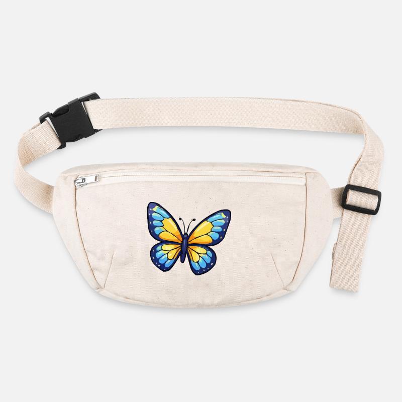 Papillon Bleu-Jaune Sac banane recyclé Stanley/Stella