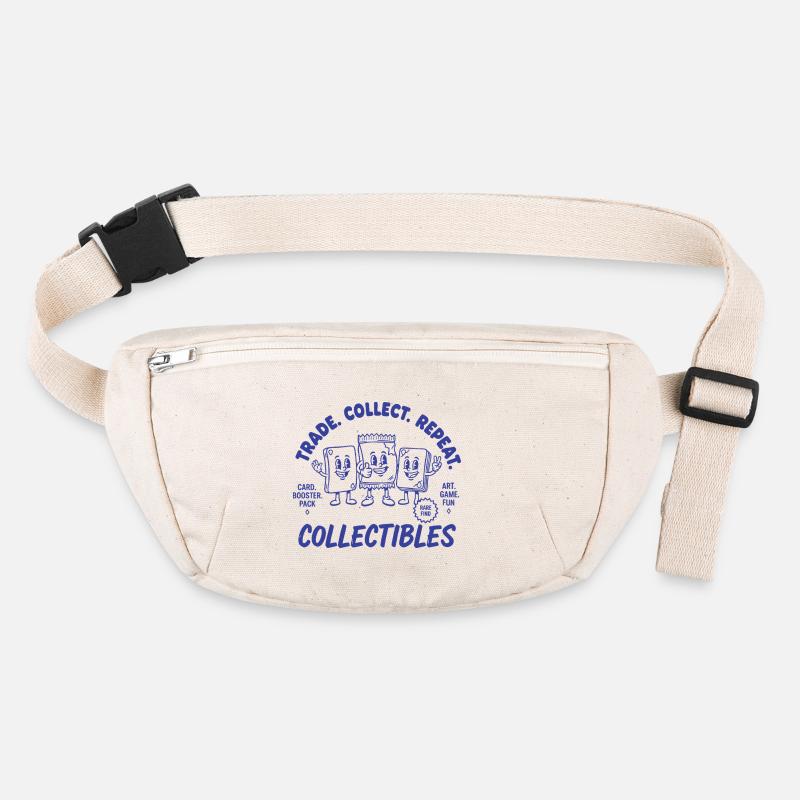 Tauschen, sammeln, wiederholte Sammelobjekte, Kunstspiel Spaß machen Stanley/Stella recycelte Gürteltasche