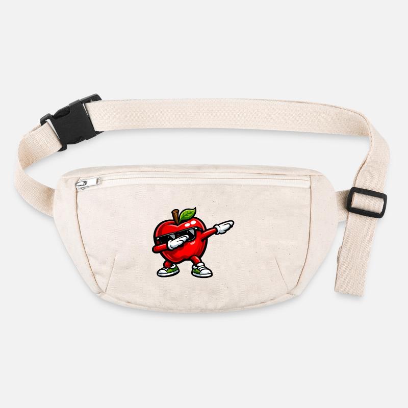 Dabbing Roter Apfel Stanley/Stella recycelte Gürteltasche