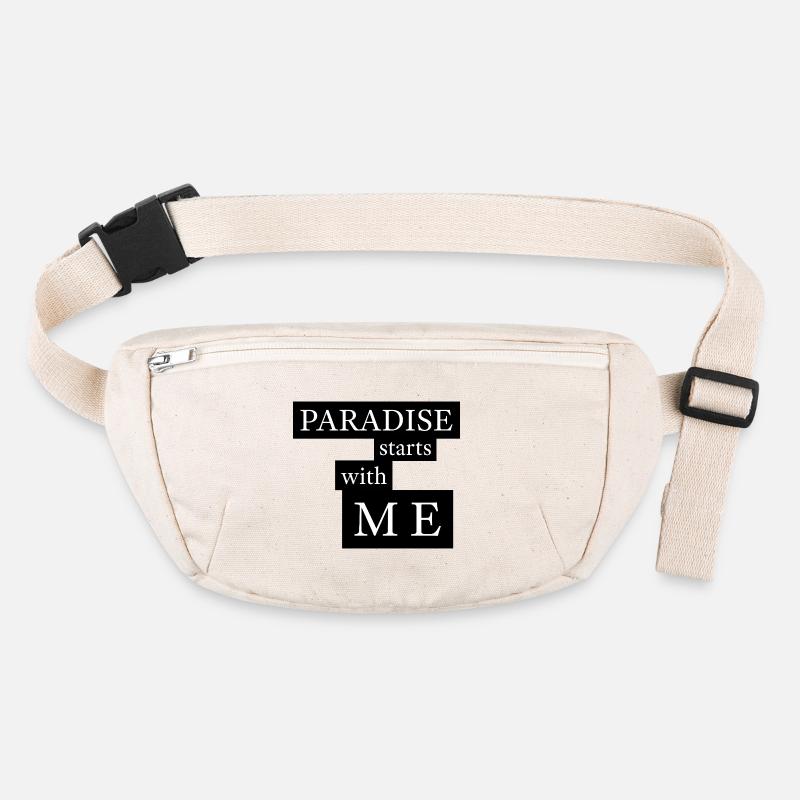 Le paradis commence avec moi Sac banane recyclé Stanley/Stella