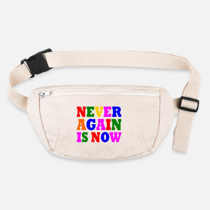 Never again is now Stanley/Stella recycelte Gürteltasche