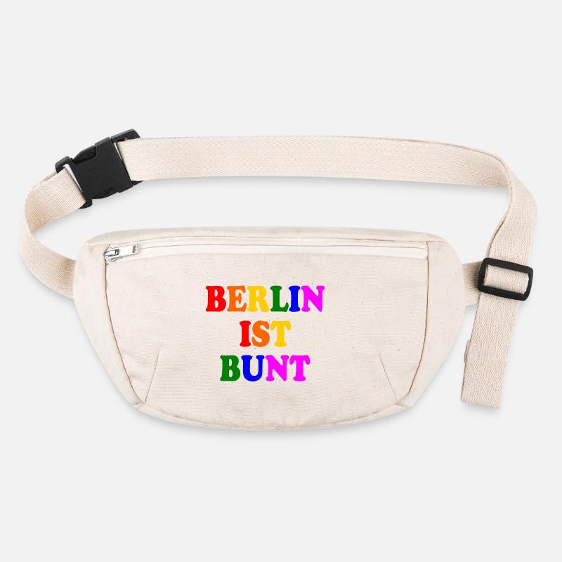 Berlin ist bunt Stanley/Stella recycelte Gürteltasche