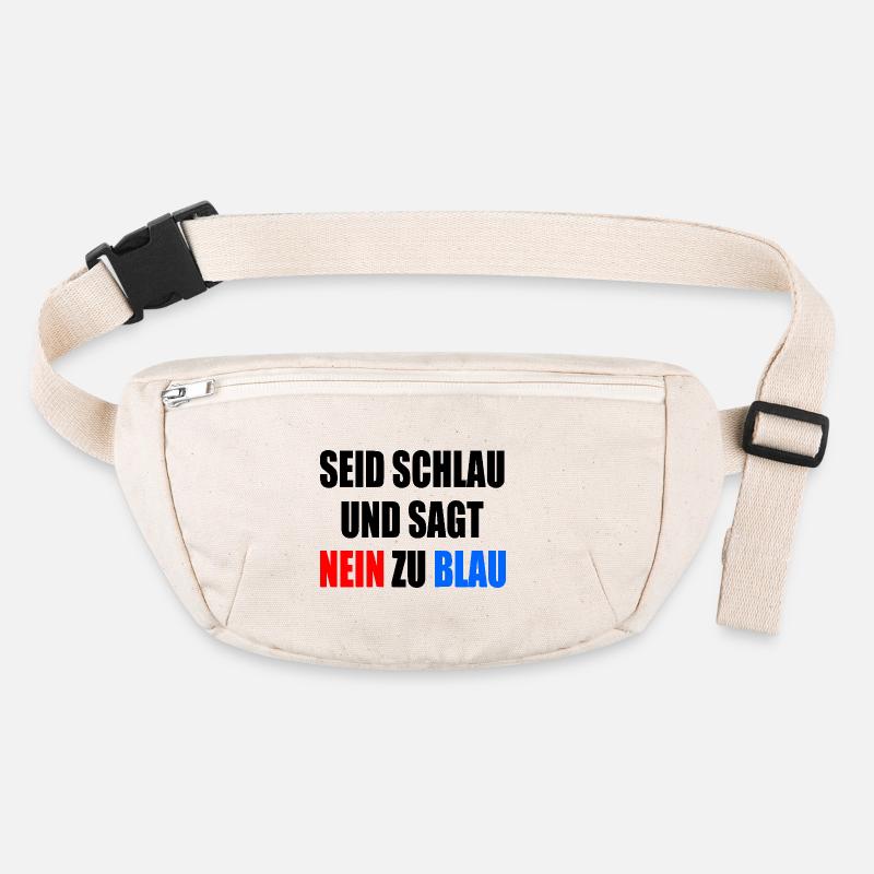Afd - soyez malin et dites non au bleu Sac banane recyclé Stanley/Stella