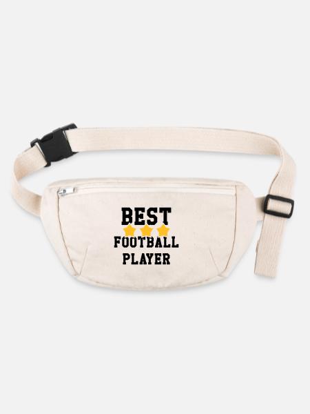 Football / Fußball / Soccer / Fútbol / Calcio - Stanley/Stella recycelte Gürteltasche - Naturweiß - Vorne