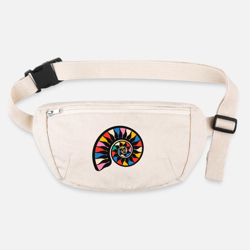 Ammonite fossil Stanley/Stella recycled Hip Bag 