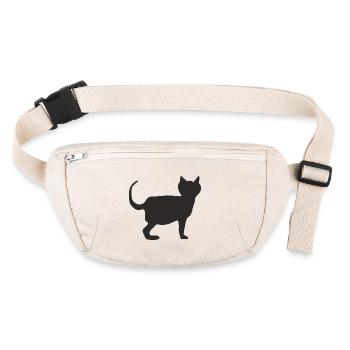Chat Noir - Sac banane recyclé Stanley/Stella - blanc naturel - Devant