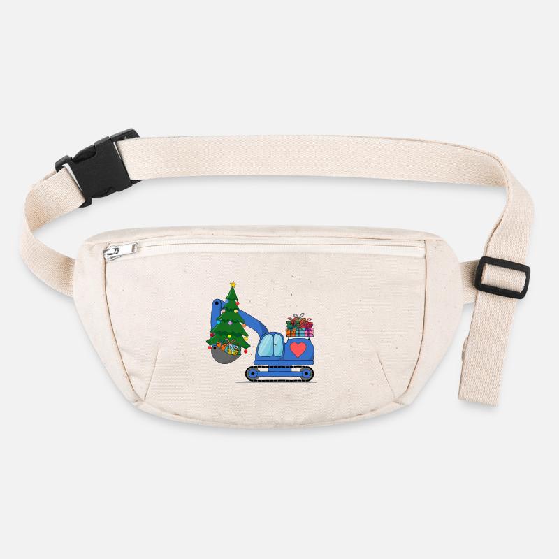 Bagger Weihnachten Blau Stanley/Stella recycelte Gürteltasche