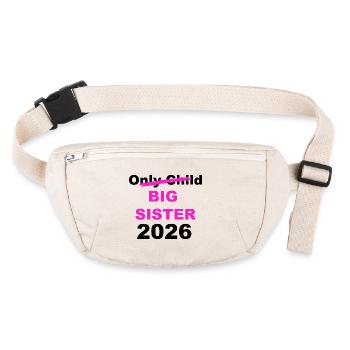 Big Sister 2026 Announcement - Stanley/Stella recycled Hip Bag  - natural - Front