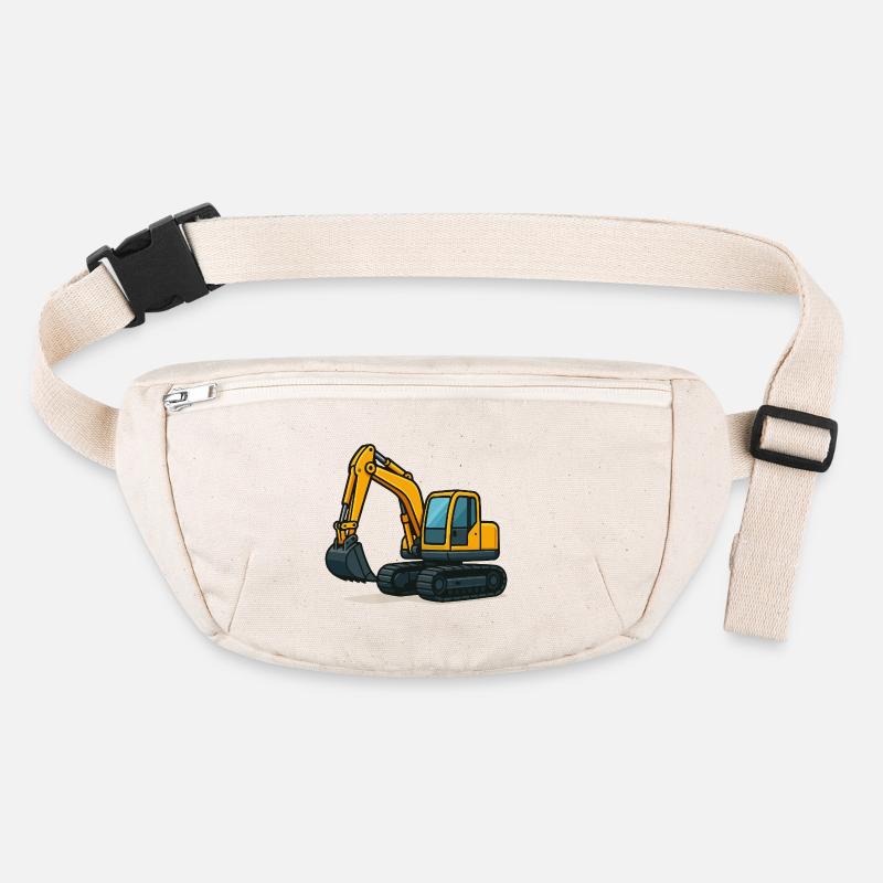 Excavator Comic Stanley/Stella recycled Hip Bag 