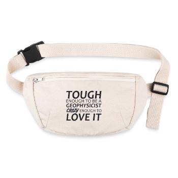 Geophysicist Crazy Geophysics - Stanley/Stella recycled Hip Bag  - natural - Front