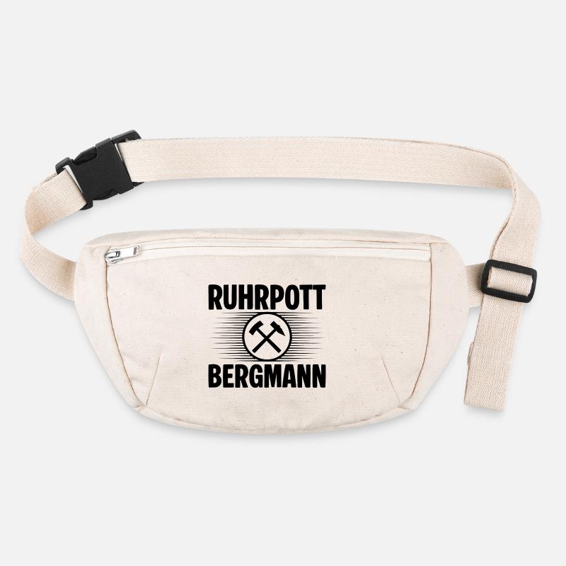 Ruhrpott Bergmann Stanley/Stella recycelte Gürteltasche