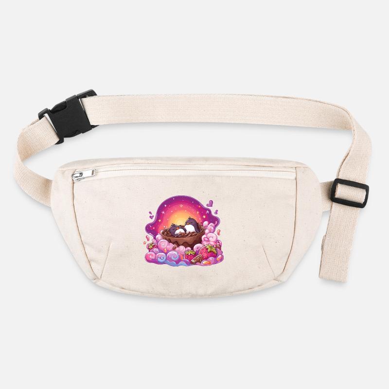 Doux nid de manchots dans un rêve de chocolat Sac banane recyclé Stanley/Stella
