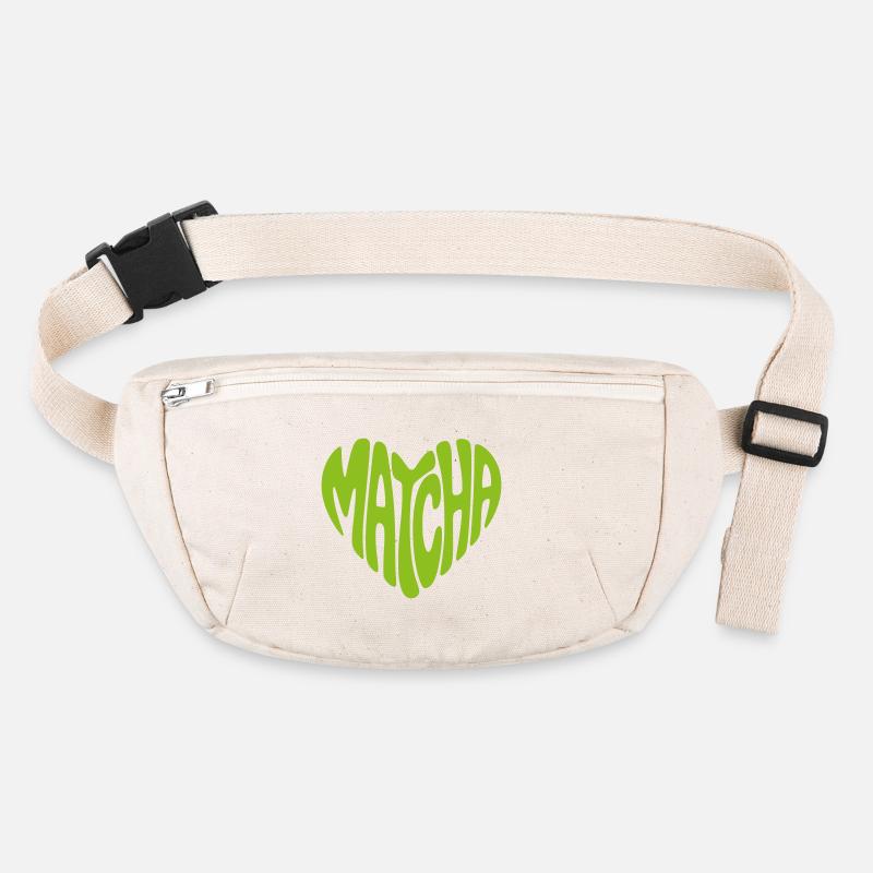 Matcha Heart Shape Stanley/Stella recycled Hip Bag 