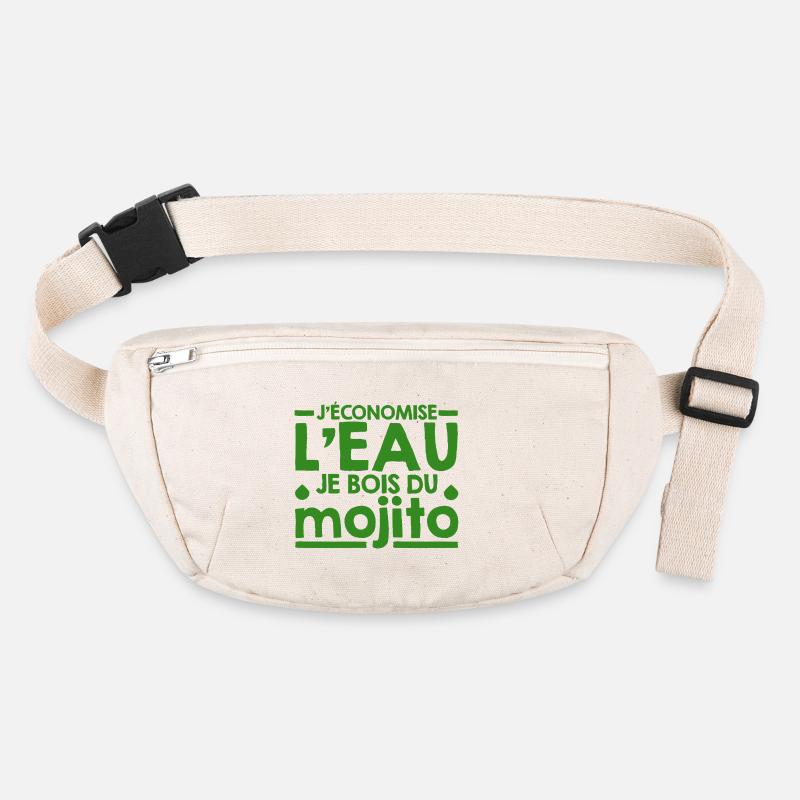 Mojito Humorous Phrase Humor Mojito Cocktail Stanley/Stella recycled Hip Bag 