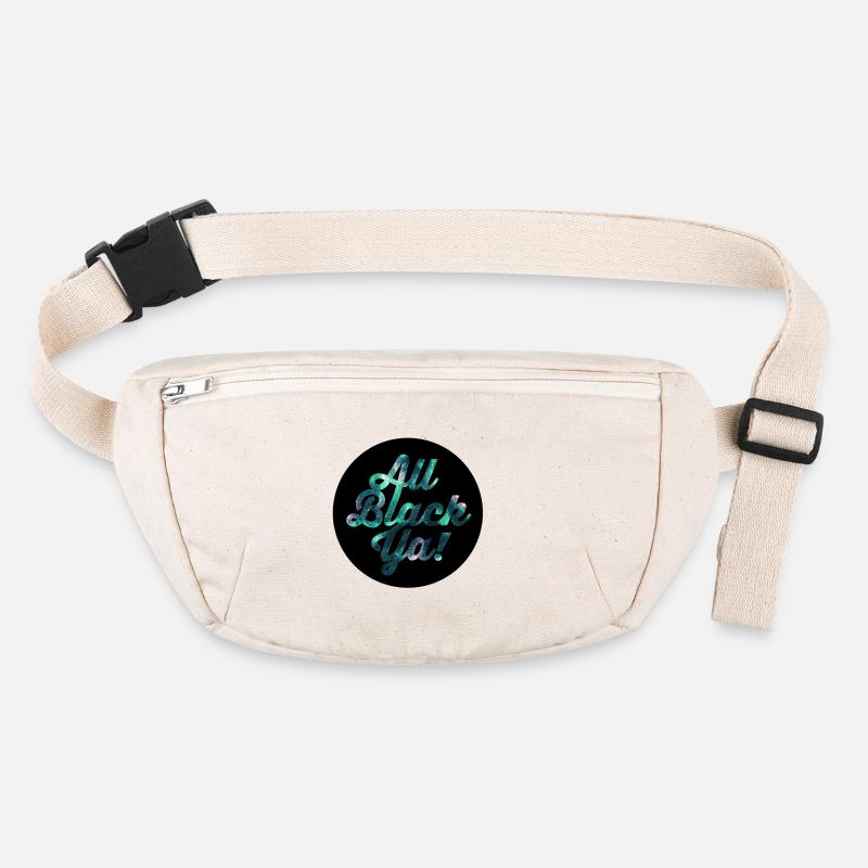 All Black Ya Galaxy Glitzer Stanley/Stella recycelte Gürteltasche