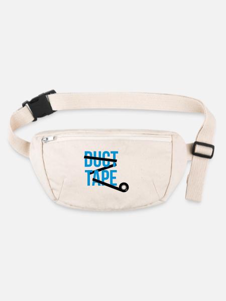 duct tape Klebeband - Stanley/Stella recycelte Gürteltasche - Naturweiß