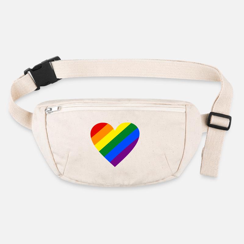 Regenbogen Herz Stanley/Stella recycelte Gürteltasche